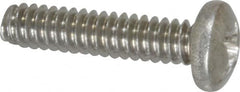 Value Collection - #6-32 UNC, 5/8" Length Under Head Phillips Drive Machine Screw - Pan Head, Grade 18-8 Stainless Steel, Uncoated, Without Washer - Exact Tooling