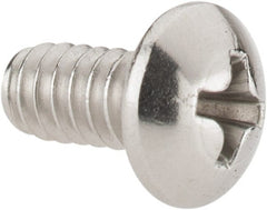 Value Collection - #10-24 UNC, 3/8" Length Under Head Phillips Drive Machine Screw - Pan Head, Grade 18-8 Stainless Steel, Uncoated, Without Washer - Exact Tooling