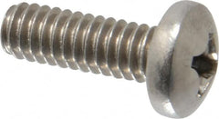 Value Collection - 1/4-20 UNC, 3/4" Length Under Head Phillips Drive Machine Screw - Pan Head, Grade 18-8 Stainless Steel, Uncoated, Without Washer - Exact Tooling