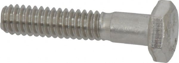 Value Collection - 1/4-20 UNC, 1-1/4" Length Under Head Hex Head Cap Screw - Grade 316 Stainless Steel, 7/16" Hex - Exact Tooling