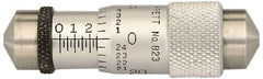 Starrett - 1-1/2 to 2 Inch Range, Mechanical Inside Caliper Micrometer - 0.001 Inch Graduation - Exact Tooling