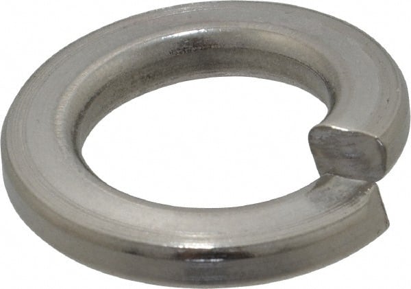 Value Collection - 5/8", 0.156" Thick Split Lock Washer - 316 Stainless Steel, 0.635" Min ID, 0.65" Max ID, 1.079" Min OD, 1.093" Max OD - Exact Tooling