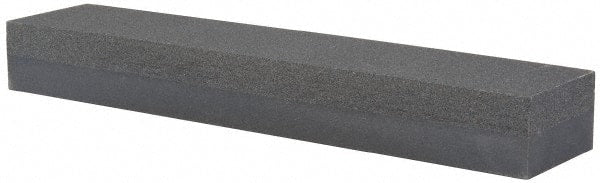 Norton - 12" Long x 2-1/2" Wide x 1-1/2" Thick, Silicon Carbide Sharpening Stone - Rectangle, Coarse, Fine Grade - Exact Tooling