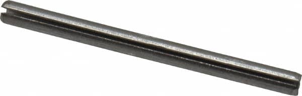 Value Collection - 1/16" Diam x 7/8" Long Slotted Spring Pin - Grade 420 Stainless Steel, Bright Finish - Exact Tooling