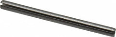 Value Collection - 1/16" Diam x 7/8" Long Slotted Spring Pin - Grade 420 Stainless Steel, Bright Finish - Exact Tooling