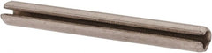 Made in USA - 5/64" Diam x 3/4" Long Slotted Spring Pin - Grade 420 Stainless Steel, Bright Finish - Exact Tooling