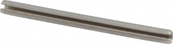 Value Collection - 5/64" Diam x 1" Long Slotted Spring Pin - Grade 420 Stainless Steel, Bright Finish - Exact Tooling