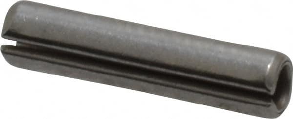 Value Collection - 3/32" Diam x 7/16" Long Slotted Spring Pin - Grade 420 Stainless Steel, Bright Finish - Exact Tooling
