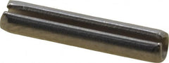 Value Collection - 3/32" Diam x 1/2" Long Slotted Spring Pin - Grade 420 Stainless Steel, Bright Finish - Exact Tooling