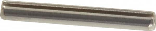 Made in USA - 3/32" Diam x 3/4" Long Slotted Spring Pin - Grade 420 Stainless Steel, Bright Finish - Exact Tooling