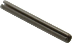 Made in USA - 3/32" Diam x 7/8" Long Slotted Spring Pin - Grade 420 Stainless Steel, Bright Finish - Exact Tooling