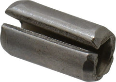 Made in USA - 1/8" Diam x 1/4" Long Slotted Spring Pin - Grade 420 Stainless Steel, Bright Finish - Exact Tooling