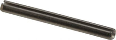 Made in USA - 1/8" Diam x 1-1/4" Long Slotted Spring Pin - Grade 420 Stainless Steel, Bright Finish - Exact Tooling