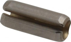 Value Collection - 5/32" Diam x 3/8" Long Slotted Spring Pin - Grade 420 Stainless Steel, Bright Finish - Exact Tooling