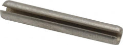 Made in USA - 5/32" Diam x 1" Long Slotted Spring Pin - Grade 420 Stainless Steel, Bright Finish - Exact Tooling
