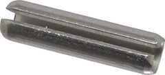Made in USA - 3/16" Diam x 3/4" Long Slotted Spring Pin - Grade 420 Stainless Steel, Bright Finish - Exact Tooling