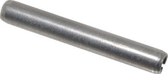 Made in USA - 3/16" Diam x 1-3/8" Long Slotted Spring Pin - Grade 420 Stainless Steel, Bright Finish - Exact Tooling