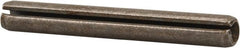 Made in USA - 3/16" Diam x 1-1/2" Long Slotted Spring Pin - Grade 420 Stainless Steel, Bright Finish - Exact Tooling