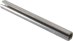 Made in USA - 3/16" Diam x 1-3/4" Long Slotted Spring Pin - Grade 420 Stainless Steel, Bright Finish - Exact Tooling