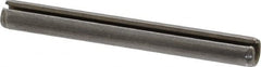 Made in USA - 7/32" Diam x 2" Long Slotted Spring Pin - Grade 420 Stainless Steel, Bright Finish - Exact Tooling