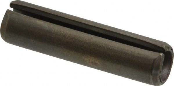 Value Collection - 5/16" Diam x 1-1/4" Long Slotted Spring Pin - Grade 420 Stainless Steel, Bright Finish - Exact Tooling