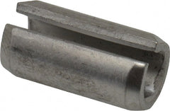 Value Collection - 3/8" Diam x 3/4" Long Slotted Spring Pin - Grade 420 Stainless Steel, Bright Finish - Exact Tooling