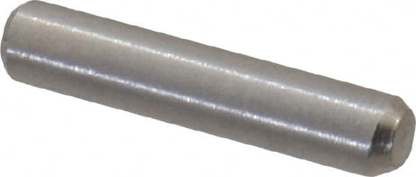 Value Collection - 1/16" Diam x 5/16" Pin Length 18-8 Stainless Steel Standard Dowel Pin - Bright Finish - Exact Tooling