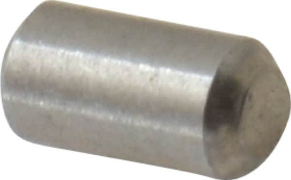 Value Collection - 3/32" Diam x 3/16" Pin Length 18-8 Stainless Steel Standard Dowel Pin - Bright Finish - Exact Tooling