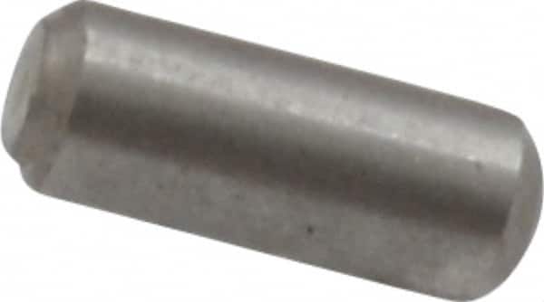 Value Collection - 3/32" Diam x 1/4" Pin Length 18-8 Stainless Steel Standard Dowel Pin - Bright Finish - Exact Tooling