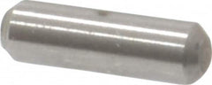 Value Collection - 3/32" Diam x 5/16" Pin Length 18-8 Stainless Steel Standard Dowel Pin - Bright Finish - Exact Tooling
