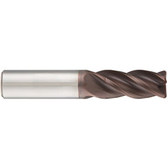 3/8x3/8x7/8x2-1/2 4Fl Carbide RF100 Diver End Mill-.031 Rad-Cylindrical Shank-nano-Si - Exact Tooling