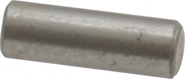Value Collection - 1/8" Diam x 3/8" Pin Length 18-8 Stainless Steel Standard Dowel Pin - Bright Finish - Exact Tooling