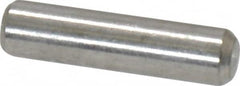 Value Collection - 1/8" Diam x 1/2" Pin Length 18-8 Stainless Steel Standard Dowel Pin - Bright Finish - Exact Tooling