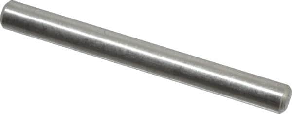 Value Collection - 1/8" Diam x 1-1/4" Pin Length 18-8 Stainless Steel Standard Dowel Pin - Bright Finish - Exact Tooling