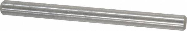 Value Collection - 1/8" Diam x 1-1/2" Pin Length 18-8 Stainless Steel Standard Dowel Pin - Bright Finish - Exact Tooling