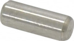 Value Collection - 3/16" Diam x 1/2" Pin Length 18-8 Stainless Steel Standard Dowel Pin - Bright Finish - Exact Tooling