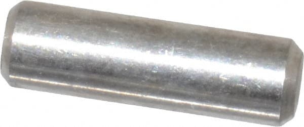 Value Collection - 3/16" Diam x 5/8" Pin Length 18-8 Stainless Steel Standard Dowel Pin - Bright Finish - Exact Tooling
