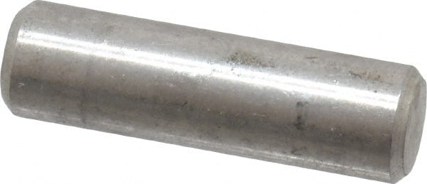Value Collection - 1/4" Diam x 7/8" Pin Length 18-8 Stainless Steel Standard Dowel Pin - Bright Finish - Exact Tooling