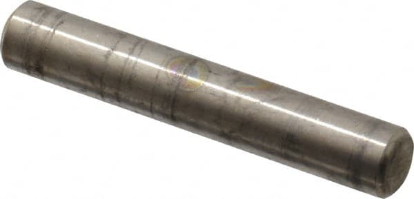 Value Collection - 1/4" Diam x 1-1/2" Pin Length 18-8 Stainless Steel Standard Dowel Pin - Bright Finish - Exact Tooling