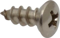 Value Collection - #10 Oval Head Phillips Sheet Metal Screw - Stainless Steel, 1/2" OAL, Grade 18-8 - Exact Tooling