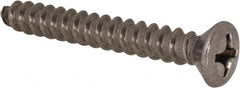 Value Collection - #14 Oval Head Phillips Sheet Metal Screw - Stainless Steel, 2" OAL, Grade 18-8 - Exact Tooling