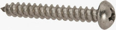 Value Collection - #6 Round Head Phillips Sheet Metal Screw - Stainless Steel, 1" Length Under Head, Grade 18-8 - Exact Tooling