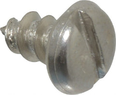 Value Collection - #10 Pan Head Slotted Sheet Metal Screw - Stainless Steel, 3/8" Length Under Head, Grade 18-8 - Exact Tooling