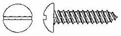 Value Collection - #6 Round Head Slotted Sheet Metal Screw - Stainless Steel, 1" Length Under Head, Grade 18-8 - Exact Tooling