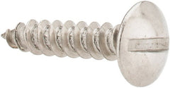 Value Collection - #8 Truss Head Slotted Sheet Metal Screw - Stainless Steel, 3/4" Length Under Head, Grade 18-8 - Exact Tooling