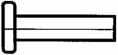 RivetKing - 5/32" Body Diam, Flat Uncoated Aluminum Solid Rivet - 3/4" Length Under Head, Grade 1100F - Exact Tooling