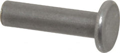 RivetKing - 3/16" Body Diam, Countersunk Uncoated Steel Solid Rivet - 3/4" Length Under Head, 90° Countersunk Head Angle - Exact Tooling