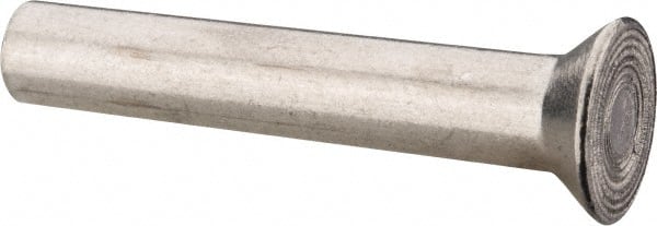 RivetKing - 1/4" Body Diam, Countersunk Uncoated Aluminum Solid Rivet - 1-1/2" Length Under Head, Grade 1100F, 78° Countersunk Head Angle - Exact Tooling