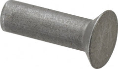 RivetKing - 3/16" Body Diam, Countersunk Uncoated Steel Solid Rivet - 5/8" Length Under Head, 90° Countersunk Head Angle - Exact Tooling