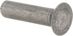 RivetKing - 3/16" Body Diam, Countersunk Steel Solid Rivet - 3/4" Length Under Head, 90° Countersunk Head Angle - Exact Tooling